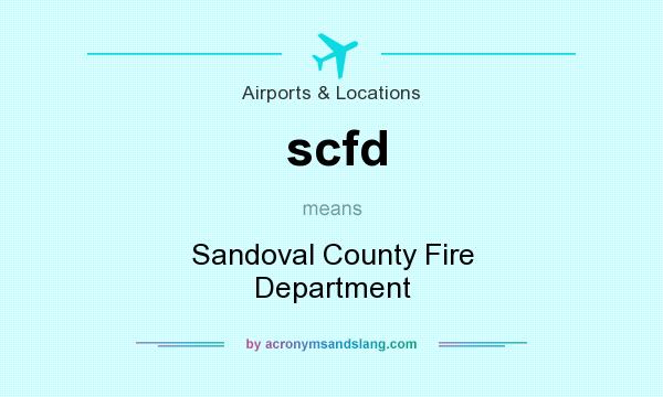 What does scfd mean? It stands for Sandoval County Fire Department
