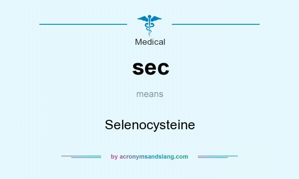 What does sec mean? It stands for Selenocysteine