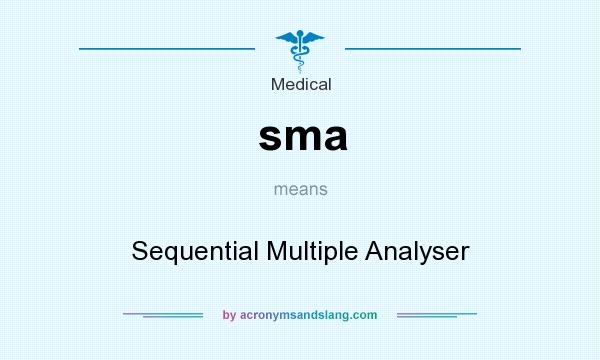 What does sma mean? It stands for Sequential Multiple Analyser