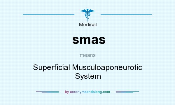 What does smas mean? It stands for Superficial Musculoaponeurotic System
