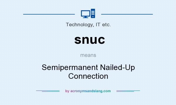 What does snuc mean? It stands for Semipermanent Nailed-Up Connection