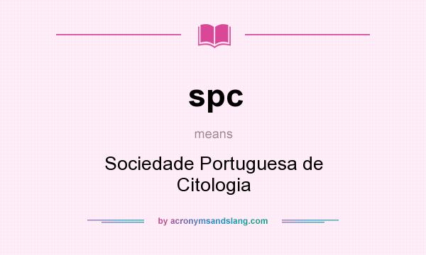 What does spc mean? It stands for Sociedade Portuguesa de Citologia
