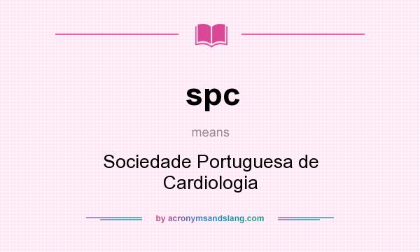 What does spc mean? It stands for Sociedade Portuguesa de Cardiologia