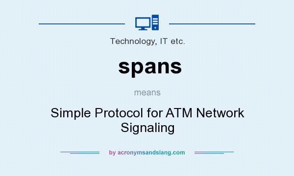 What does spans mean? It stands for Simple Protocol for ATM Network Signaling
