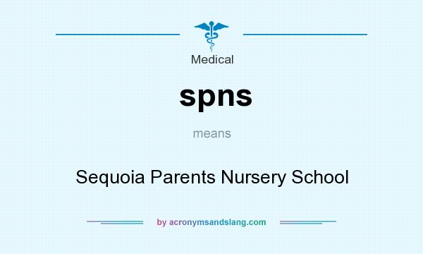 What does spns mean? It stands for Sequoia Parents Nursery School