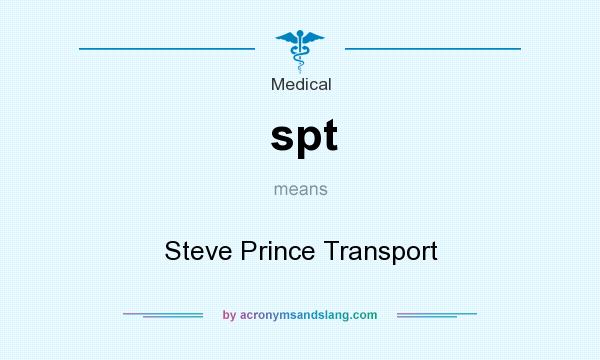 What does spt mean? It stands for Steve Prince Transport