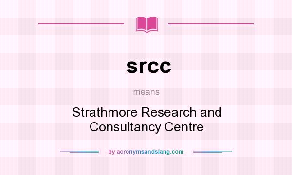 What does srcc mean? It stands for Strathmore Research and Consultancy Centre