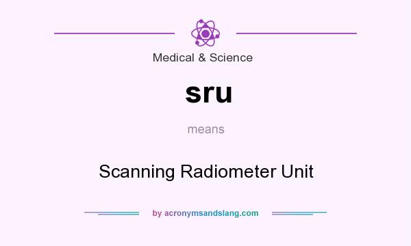 What does sru mean? It stands for Scanning Radiometer Unit