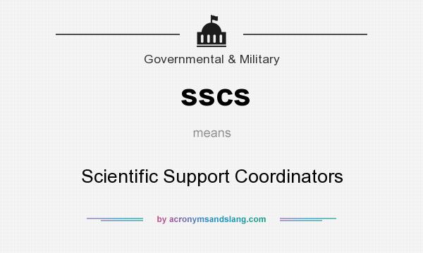 What does sscs mean? It stands for Scientific Support Coordinators