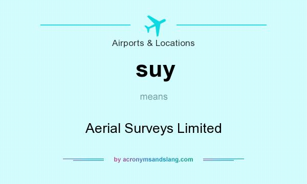 What does suy mean? It stands for Aerial Surveys Limited
