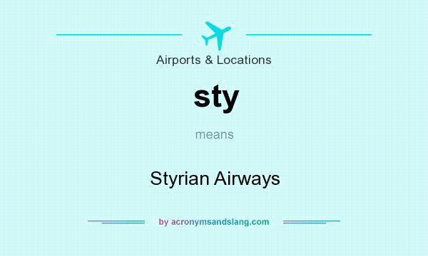 What does sty mean? It stands for Styrian Airways