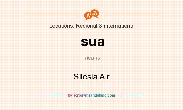 What does sua mean? It stands for Silesia Air