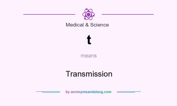 What does t mean? It stands for Transmission