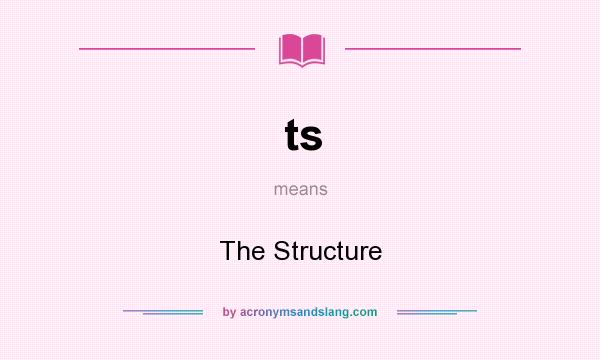 What does ts mean? It stands for The Structure