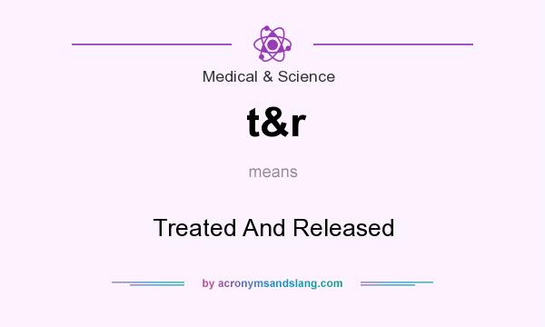 What does t&r mean? It stands for Treated And Released