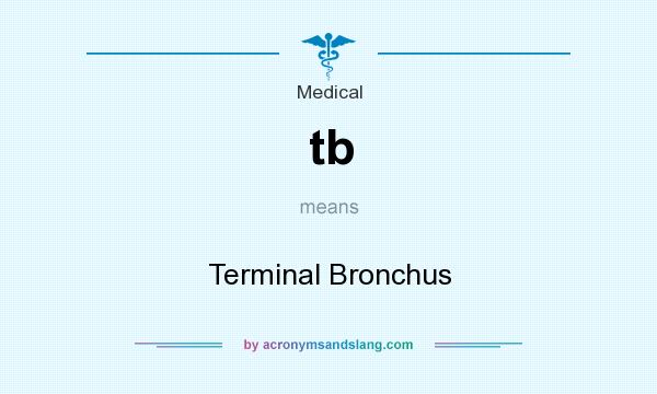 What does tb mean? It stands for Terminal Bronchus