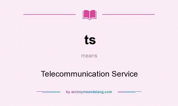 What does ts mean? It stands for Telecommunication Service