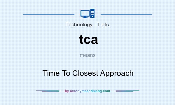 What does tca mean? It stands for Time To Closest Approach