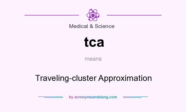 What does tca mean? It stands for Traveling-cluster Approximation