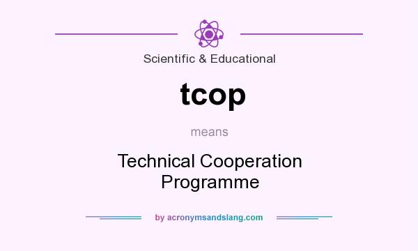 What does tcop mean? It stands for Technical Cooperation Programme
