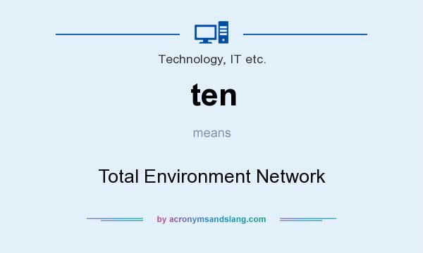 What does ten mean? It stands for Total Environment Network
