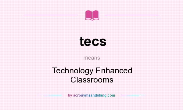 What does tecs mean? It stands for Technology Enhanced Classrooms