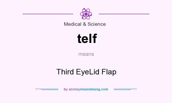 What does telf mean? It stands for Third EyeLid Flap