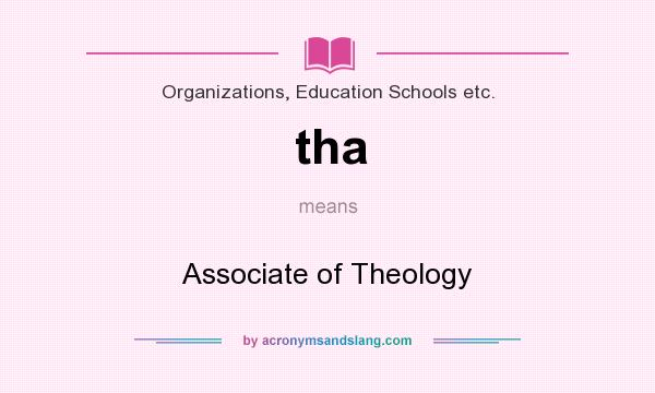What does tha mean? It stands for Associate of Theology
