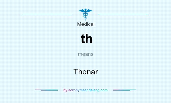 What does th mean? It stands for Thenar