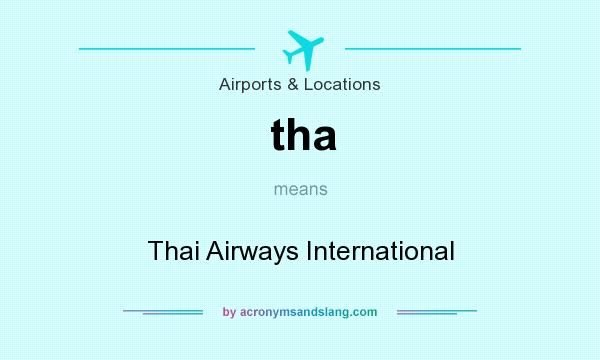 What does tha mean? It stands for Thai Airways International