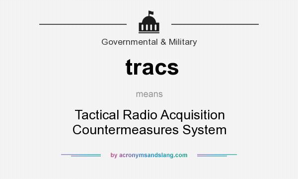 What does tracs mean? It stands for Tactical Radio Acquisition Countermeasures System