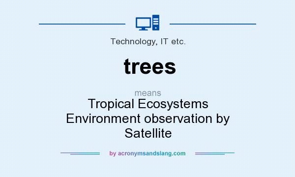 What does trees mean? It stands for Tropical Ecosystems Environment observation by Satellite