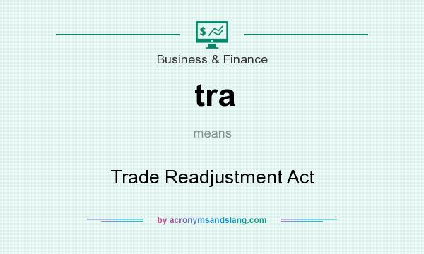 What does tra mean? It stands for Trade Readjustment Act