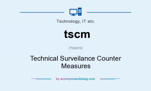 What does tscm mean? It stands for Technical Surveilance Counter Measures