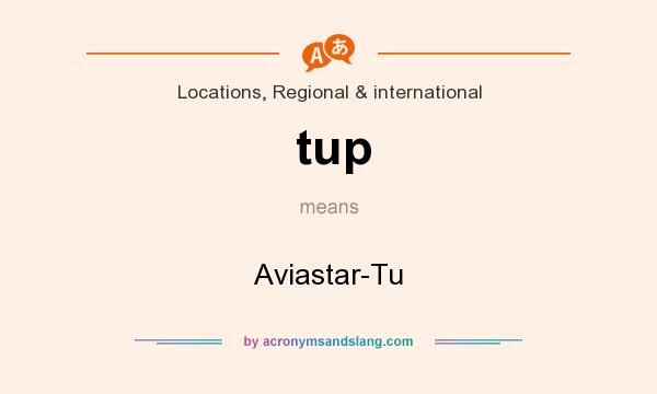What does tup mean? It stands for Aviastar-Tu