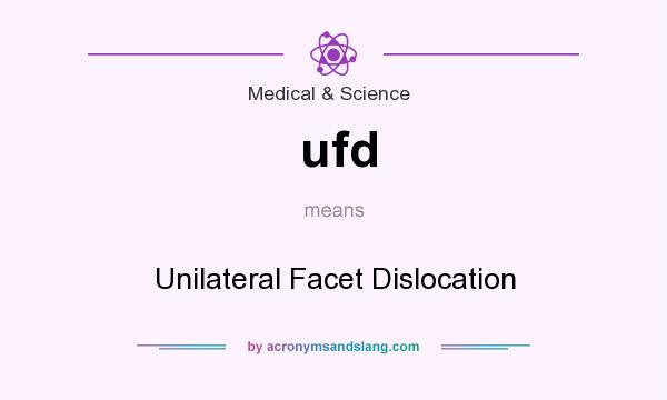 What does ufd mean? It stands for Unilateral Facet Dislocation