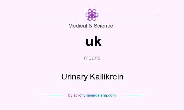 What does uk mean? It stands for Urinary Kallikrein