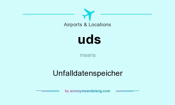 What does uds mean? It stands for Unfalldatenspeicher