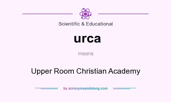 What does urca mean? It stands for Upper Room Christian Academy