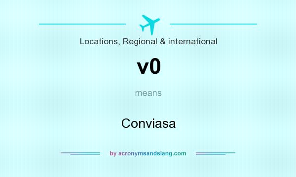 What does v0 mean? It stands for Conviasa