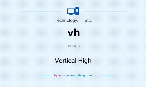 What does vh mean? It stands for Vertical High