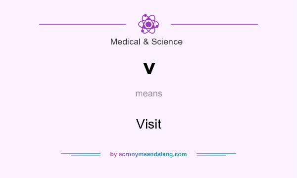 What does v mean? It stands for Visit