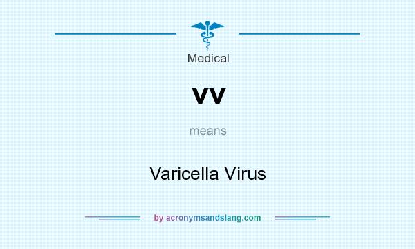 What does vv mean? It stands for Varicella Virus