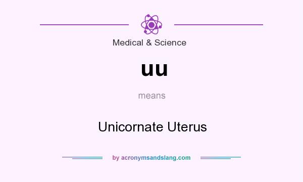 What does uu mean? It stands for Unicornate Uterus