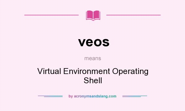 What does veos mean? It stands for Virtual Environment Operating Shell
