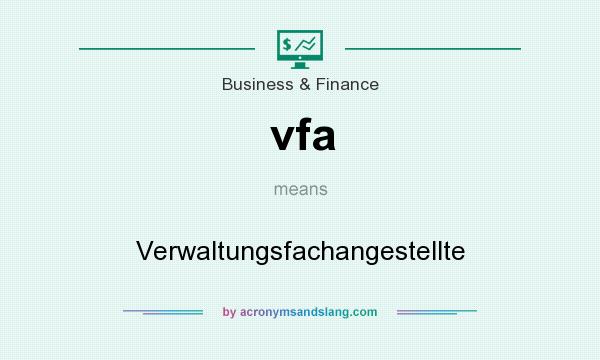 What does vfa mean? It stands for Verwaltungsfachangestellte