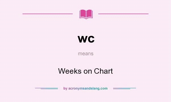What does wc mean? It stands for Weeks on Chart