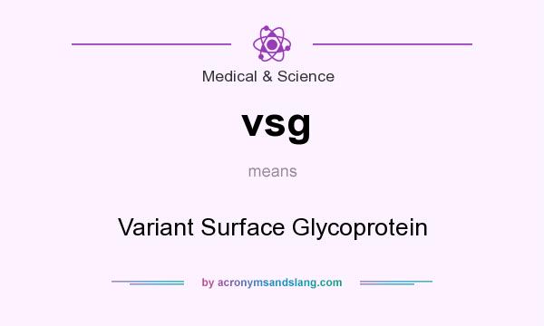 What does vsg mean? It stands for Variant Surface Glycoprotein