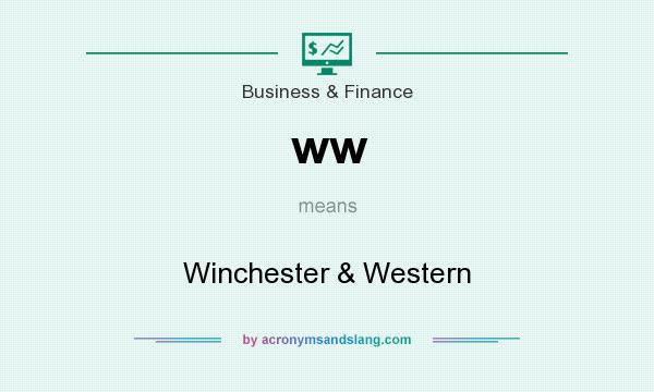 What does ww mean? It stands for Winchester & Western