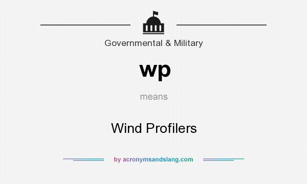 What does wp mean? It stands for Wind Profilers